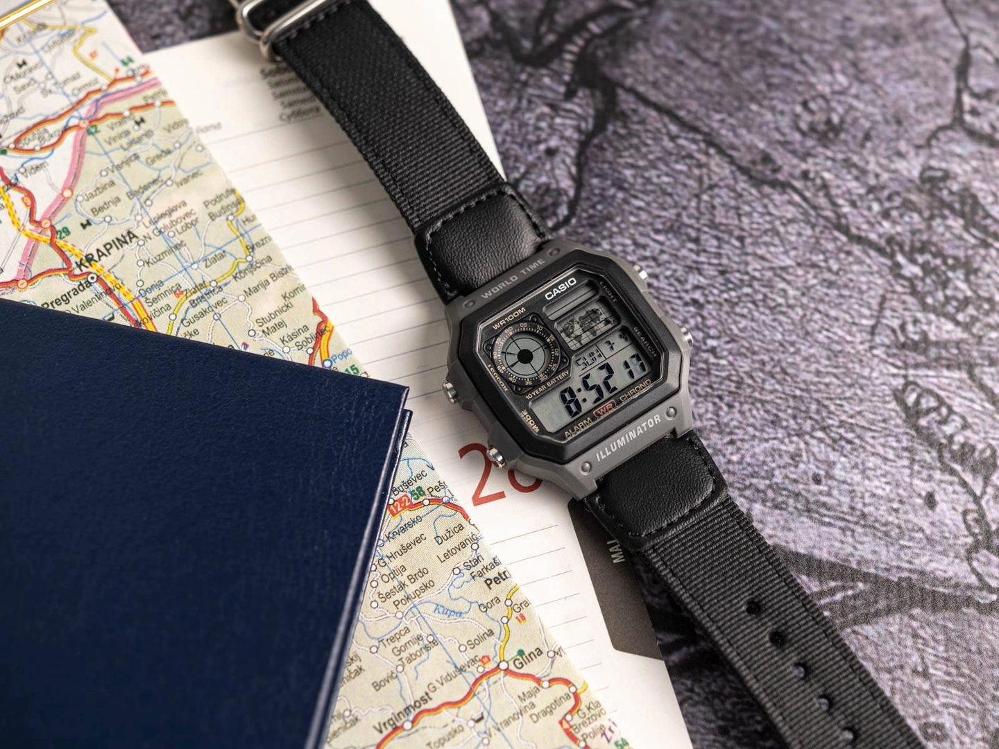 Ceas Barbati, Casio, Collection AE AE-1200WHUB-8AVEF